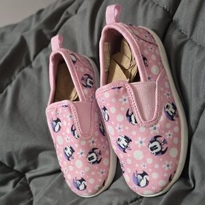 Minnie Mouse Pink Kids Slip-On Shoes Size 8c